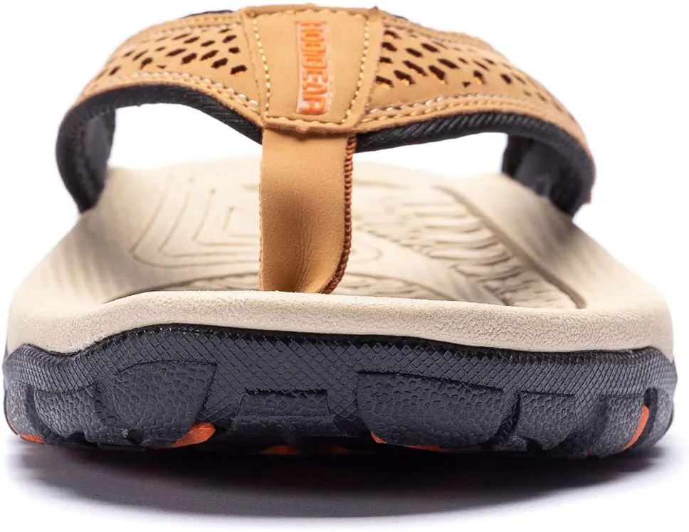 KIIU Mens Thong Sandals Indoor and Outdoor Beach Flip Flop