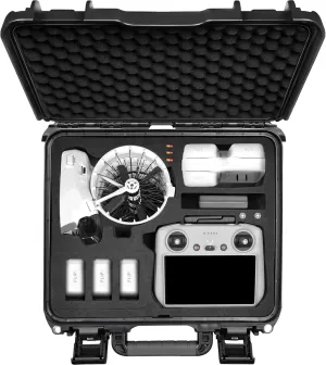 Lekufee Portable Waterproof Hard Carrying Case for DJI Flip Drone,Fly More Combo,DJI RC 2,RC N3/N2,Battery(8 pcs),Charging Hub and other Accessories(Case Only)