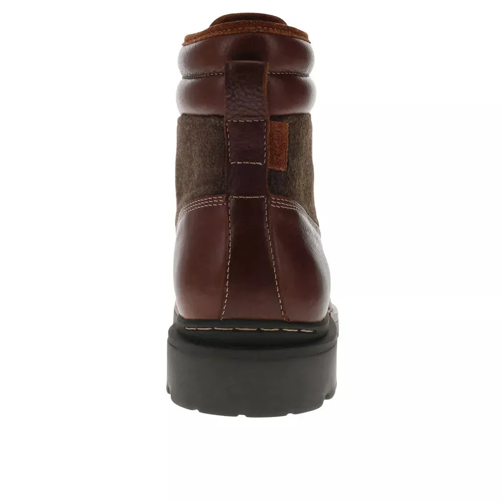Levi's Mens Cardiff Neo Leather and Wool Rugged Casual Comfort Hiker Boot
