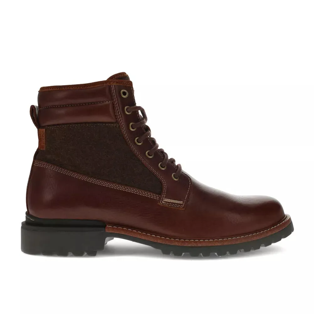 Levi's Mens Cardiff Neo Leather and Wool Rugged Casual Comfort Hiker Boot
