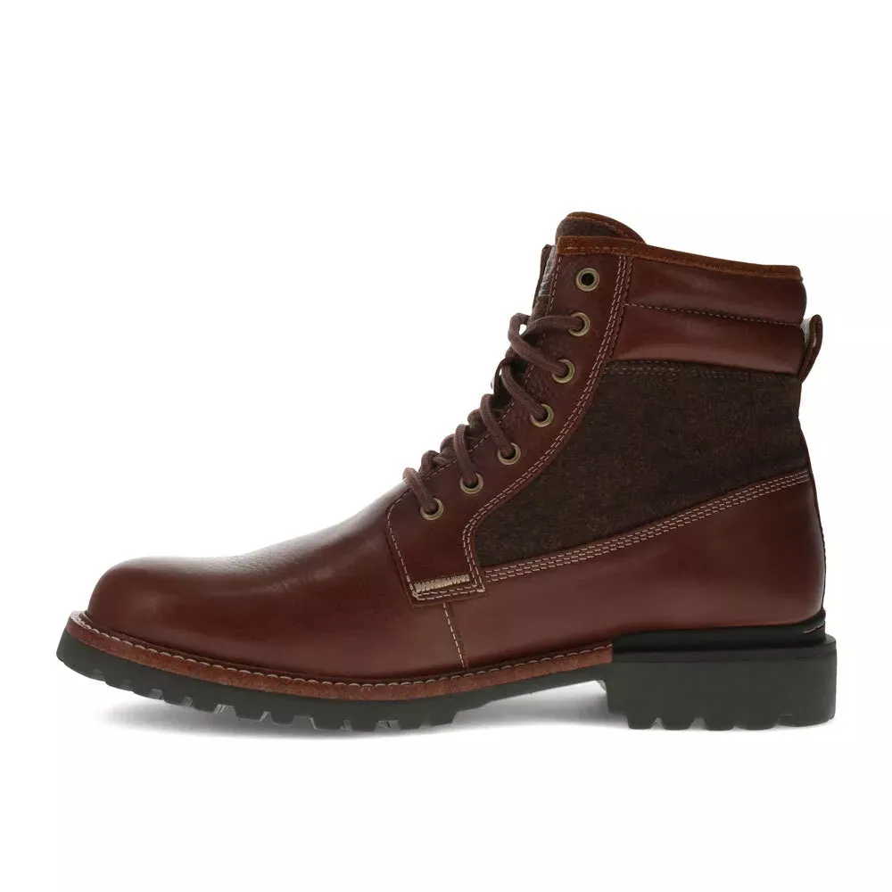 Levi's Mens Cardiff Neo Leather and Wool Rugged Casual Comfort Hiker Boot