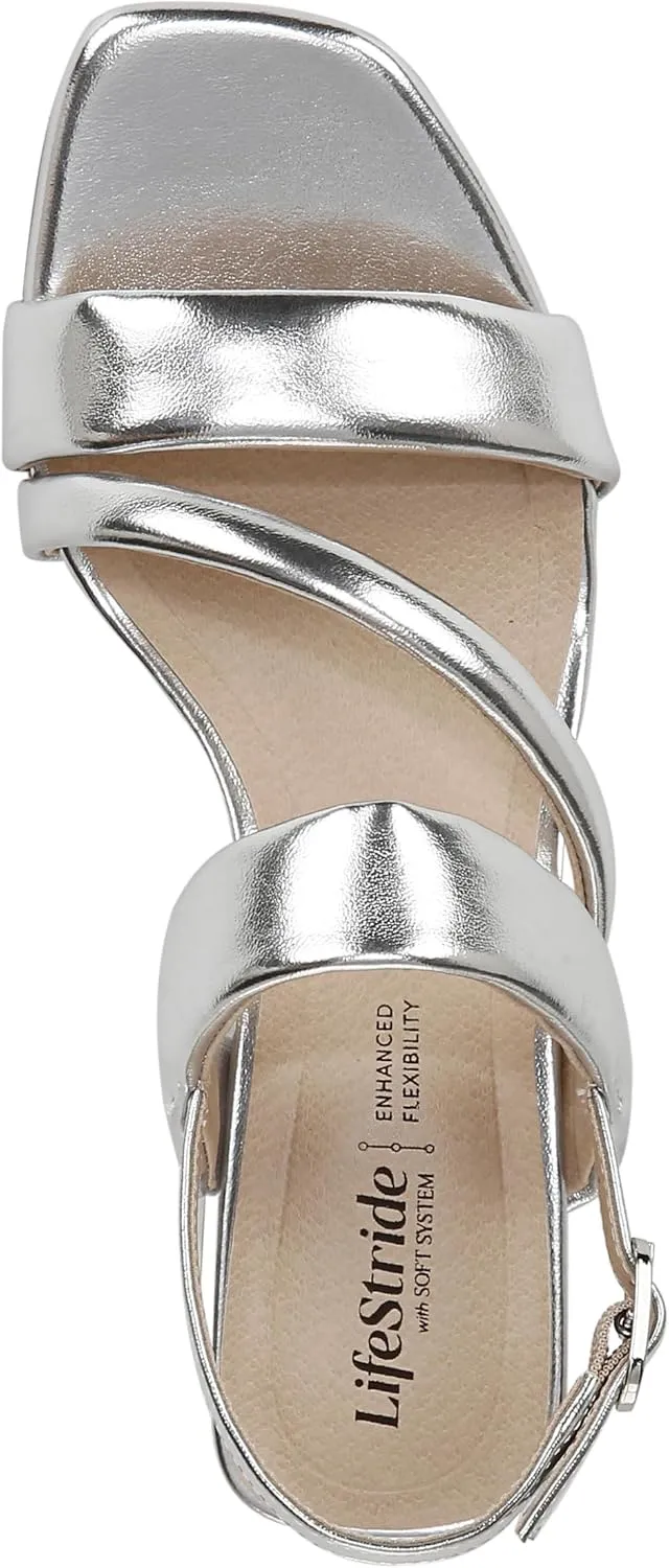 LifeStride Women's Celia Slingback Strappy Dress Sandal