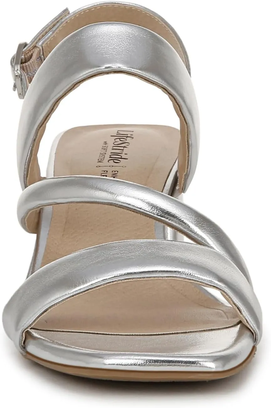 LifeStride Women's Celia Slingback Strappy Dress Sandal