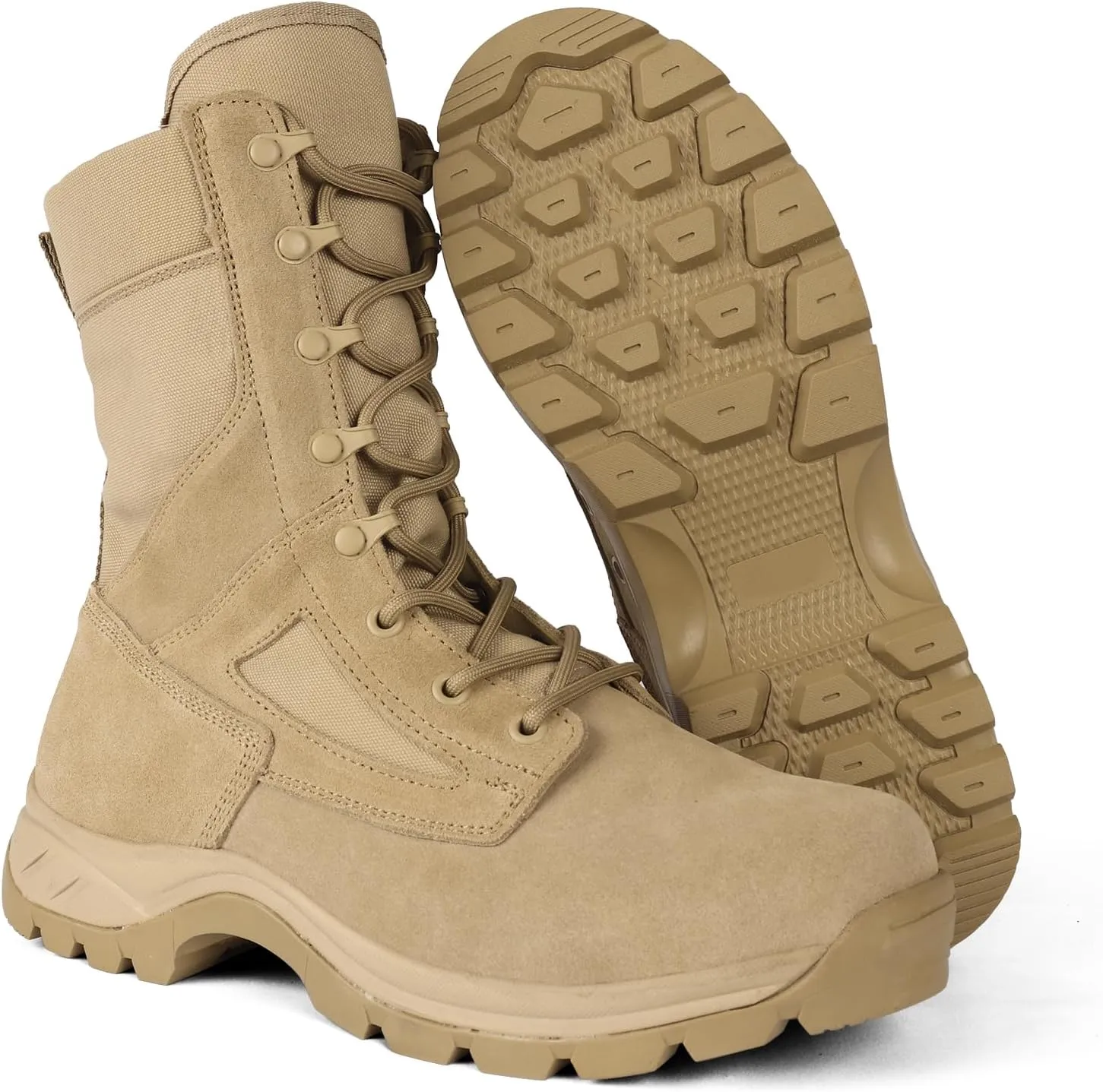 Lightweight Military Boots for Men Waterproof Tactical Boots Durable Work Boots Anti-Slip Desert Boots Combat Boots Hiking Boots Security Boots