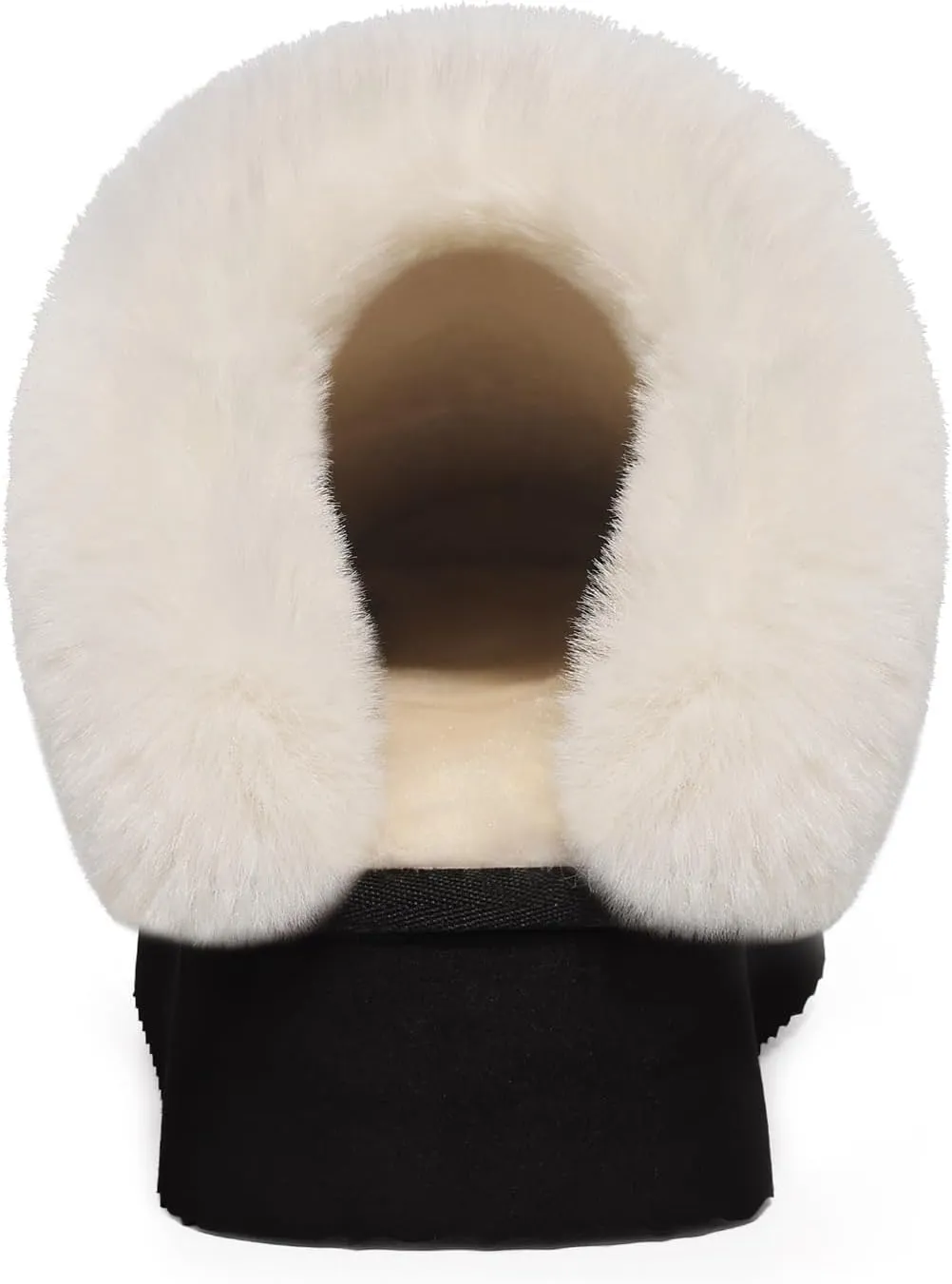 Litfun Fuzzy Platform Slippers for Women Comfy Winter House Shoes with Memory Foam Indoor Outdoor