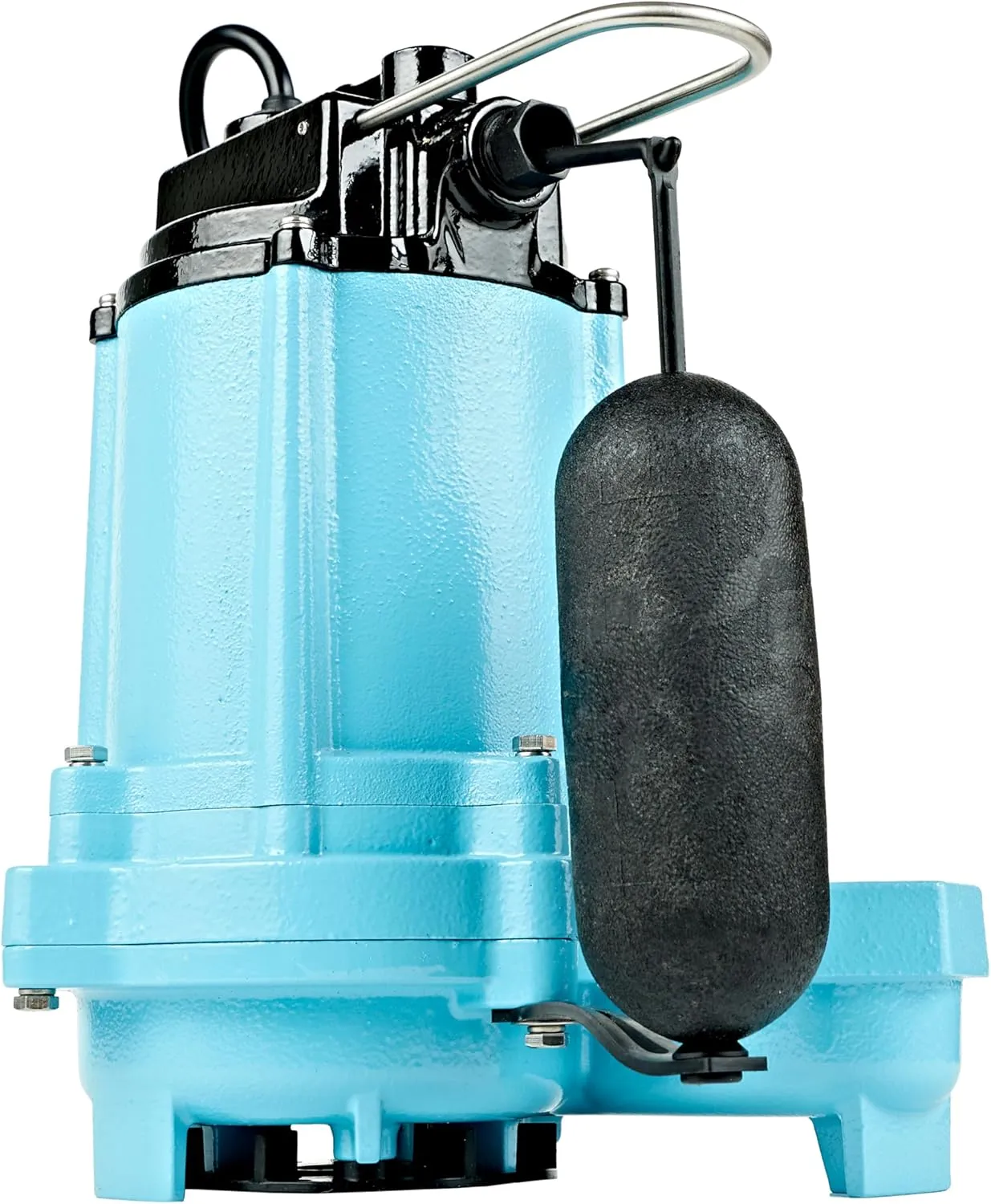 Little Giant 15EC-CIA-SFS 115 Volt, 3/4 HP, 4800 GPH Effluent/Sump Pump with Integral Snap-Action Float Switch, 10-Ft. Cord, Blue, 14942784