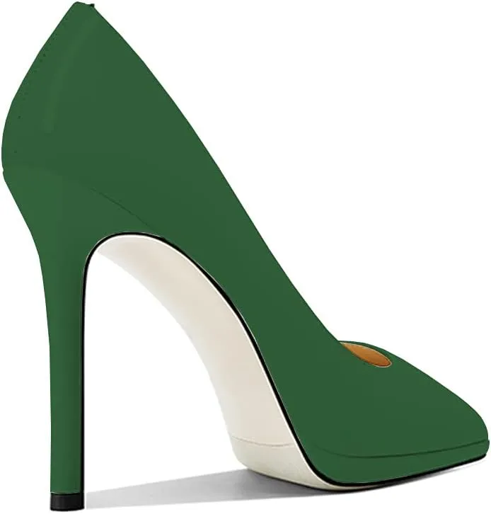 Lutalica W Women's Patent Leather Pointed Toe Sexy Platform High Heel Stiletto Dress Pumps for Party Nightclub Wedding