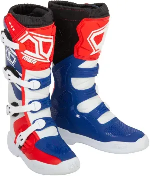 M3X Motocross Boot (9, Red/White/Blue)