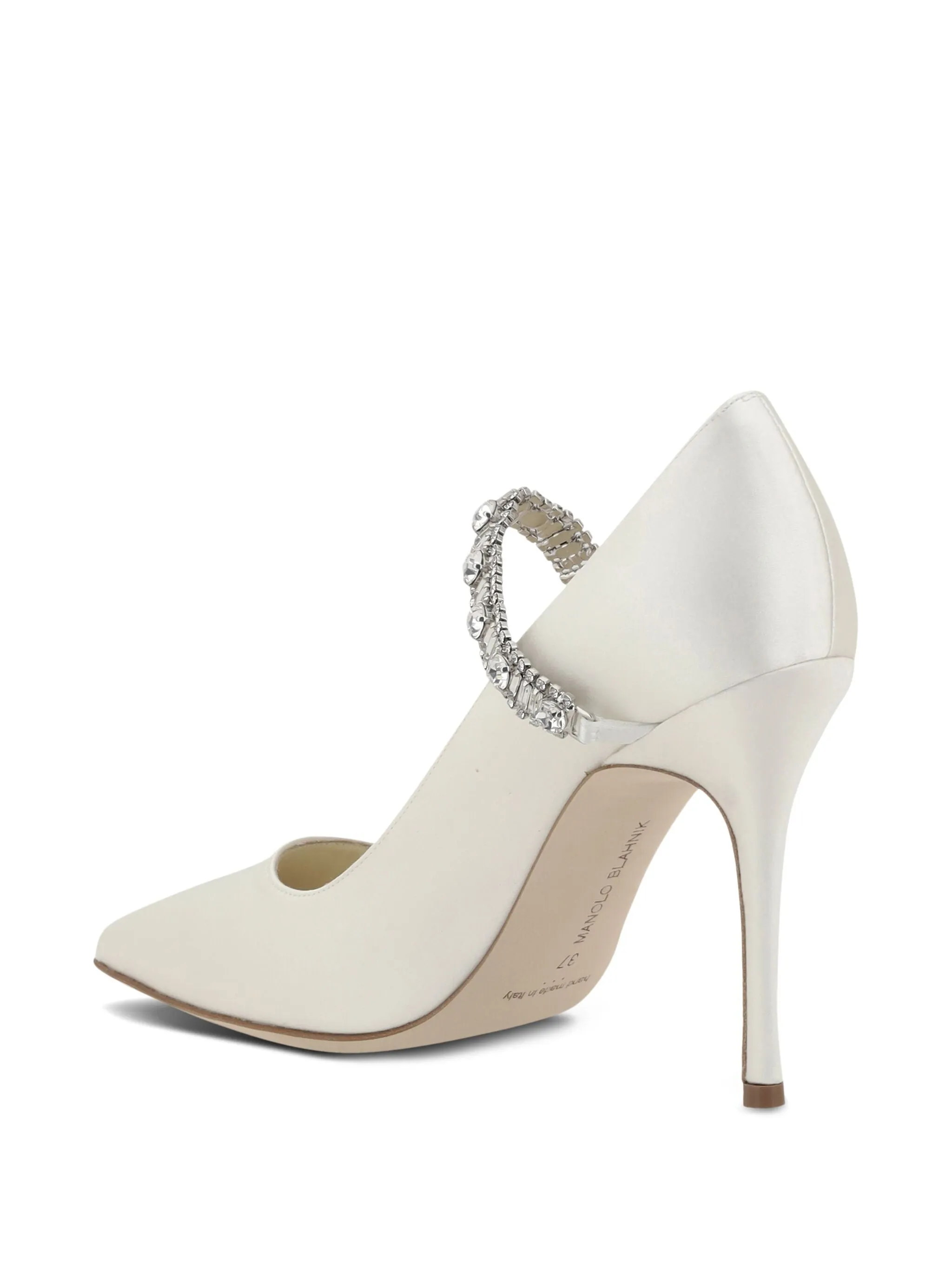 Manolo Blahnik Hamedi Satin Pumps