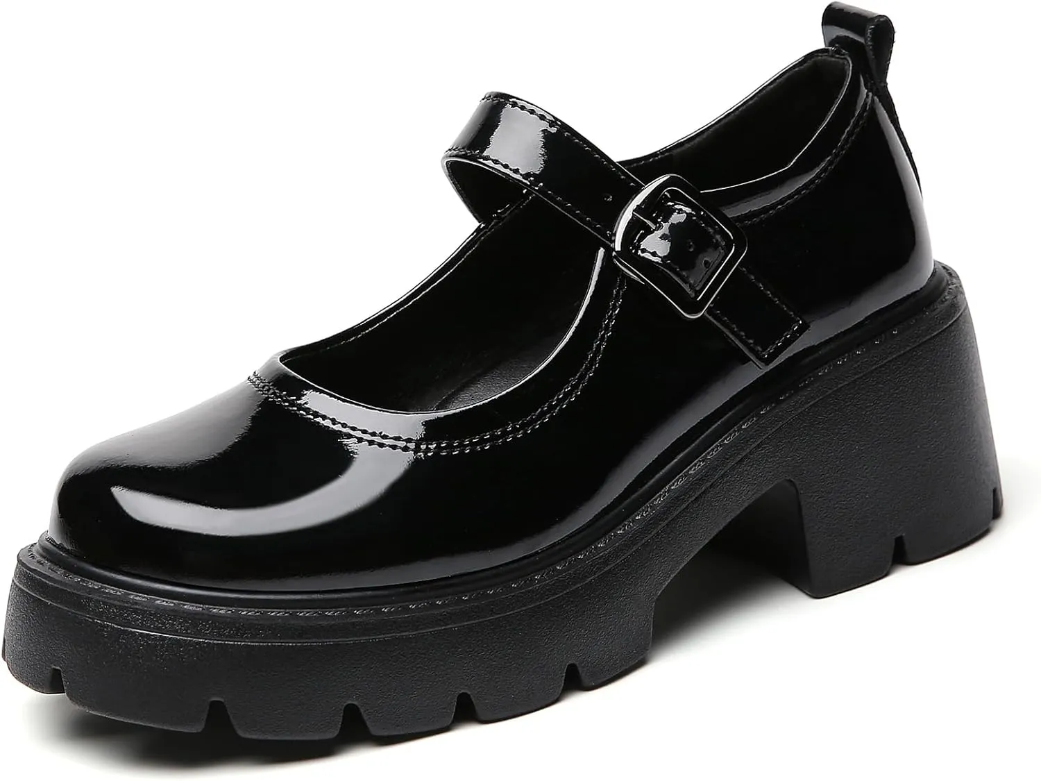 Mary Jane Shoes Platform Mary Janes for Women Chunky Heel Pumps Business Casual Shoes Dress Shoes Comfortable Dressy Office Work Shoes for Ladies Womens