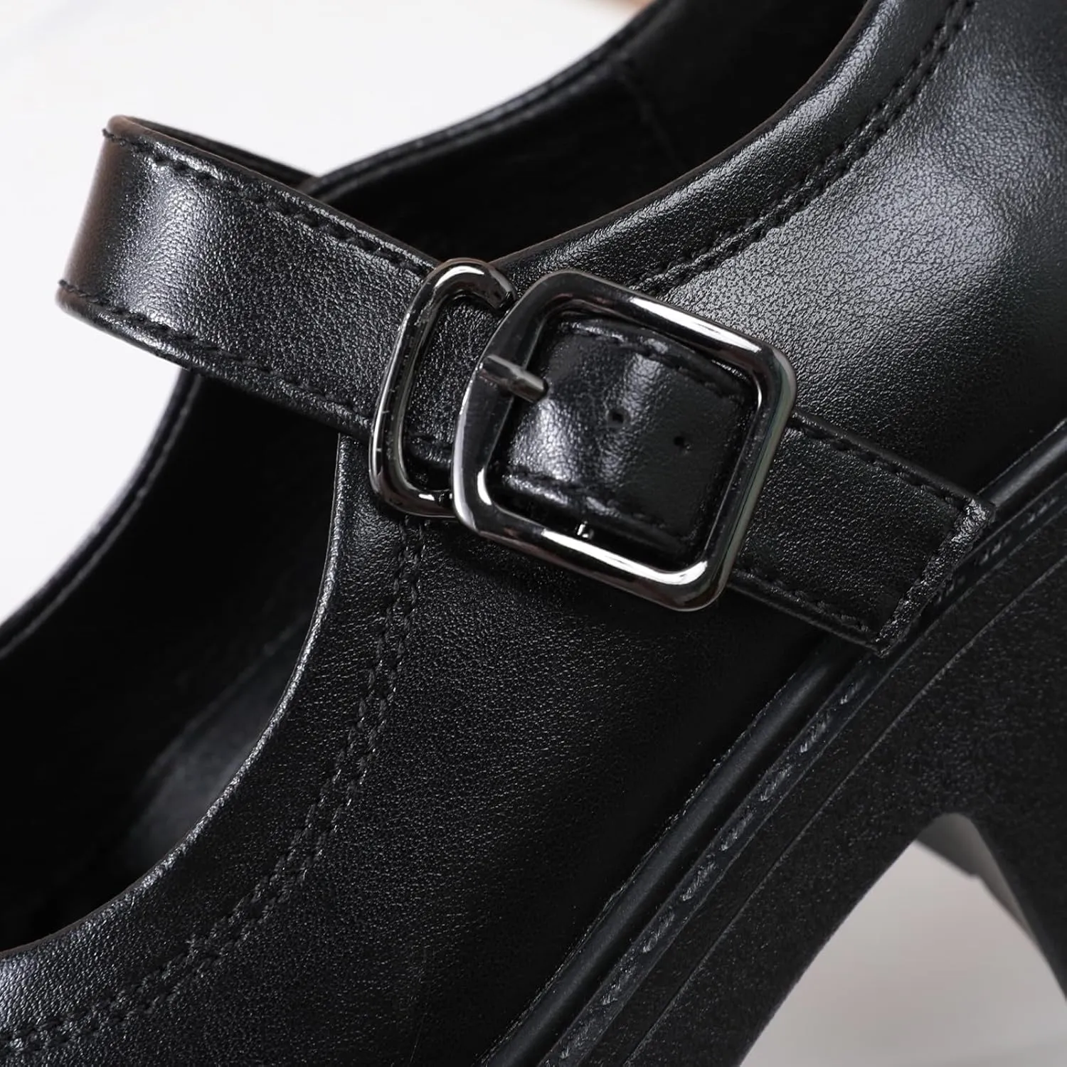 Mary Jane Shoes Platform Mary Janes for Women Chunky Heel Pumps Business Casual Shoes Dress Shoes Comfortable Dressy Office Work Shoes for Ladies Womens