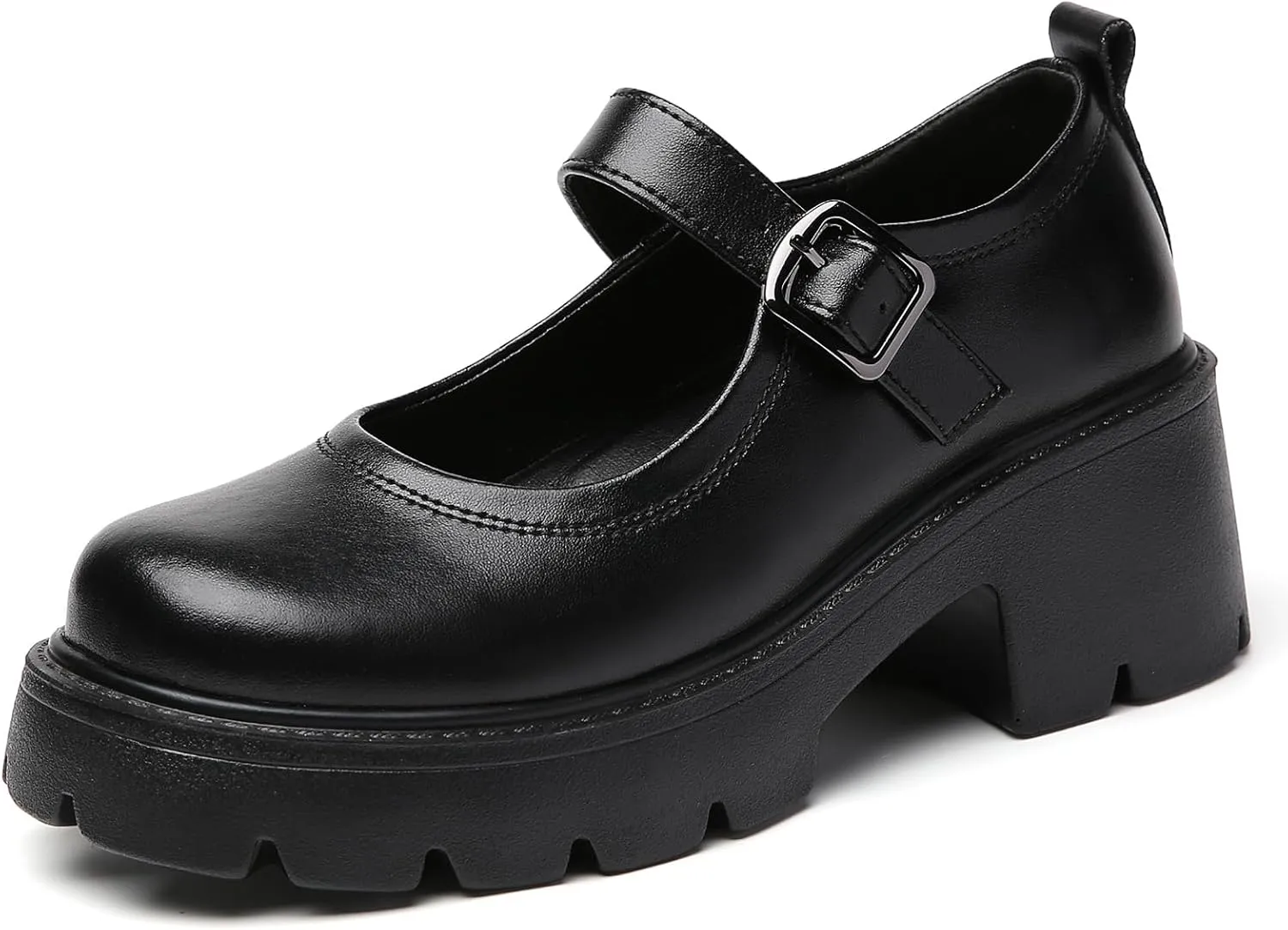 Mary Jane Shoes Platform Mary Janes for Women Chunky Heel Pumps Business Casual Shoes Dress Shoes Comfortable Dressy Office Work Shoes for Ladies Womens