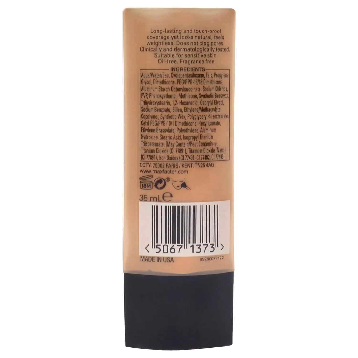 Max Factor Lasting Performance Long Lasting Foundation - # 109 Natural Bronze, 35 ml