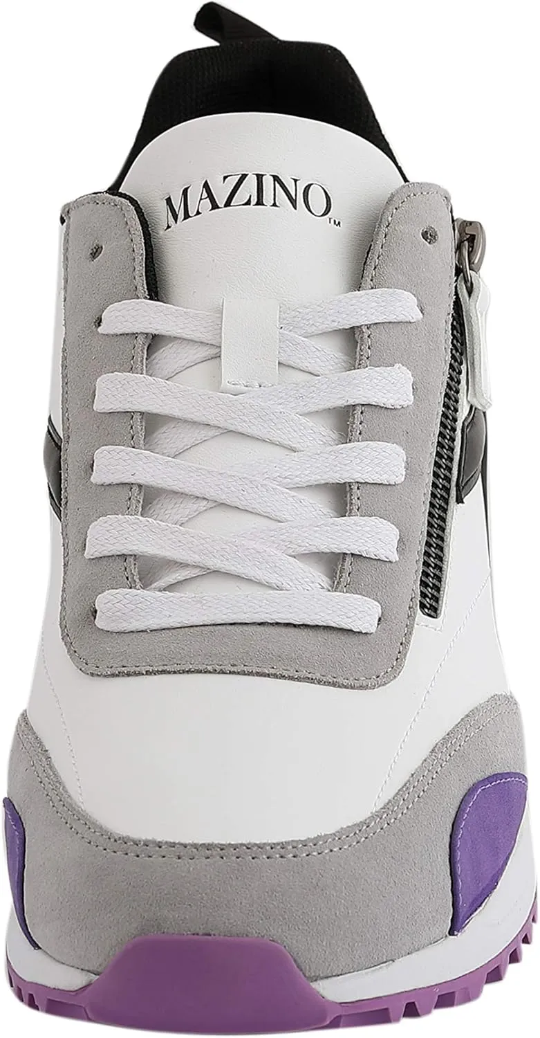 Mazino Mens Low Top Sneakers - Casual Sneaker for Men - Mens Lace-Up Tennis Shoes