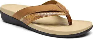MEGNYA Comfortable Flip Flops for Womens, Arch Support Walking Sandals Outdoor, Casual Waterproof Orthotic Sandals for Summer Beach