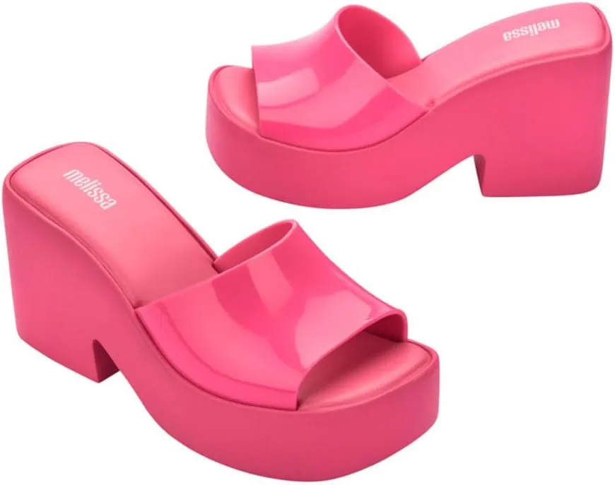 Melissa Posh Slip-On Platform Jelly Heels for Women
