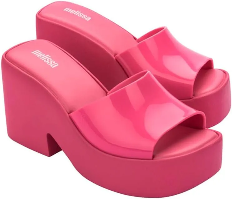 Melissa Posh Slip-On Platform Jelly Heels for Women