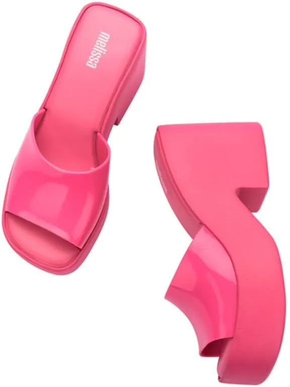 Melissa Posh Slip-On Platform Jelly Heels for Women