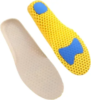 Memory Foam Insoles for Shoes Sole Mesh Breathable Cushion Running Insoles for Feet Man Women Orthopedic Insoles(46)