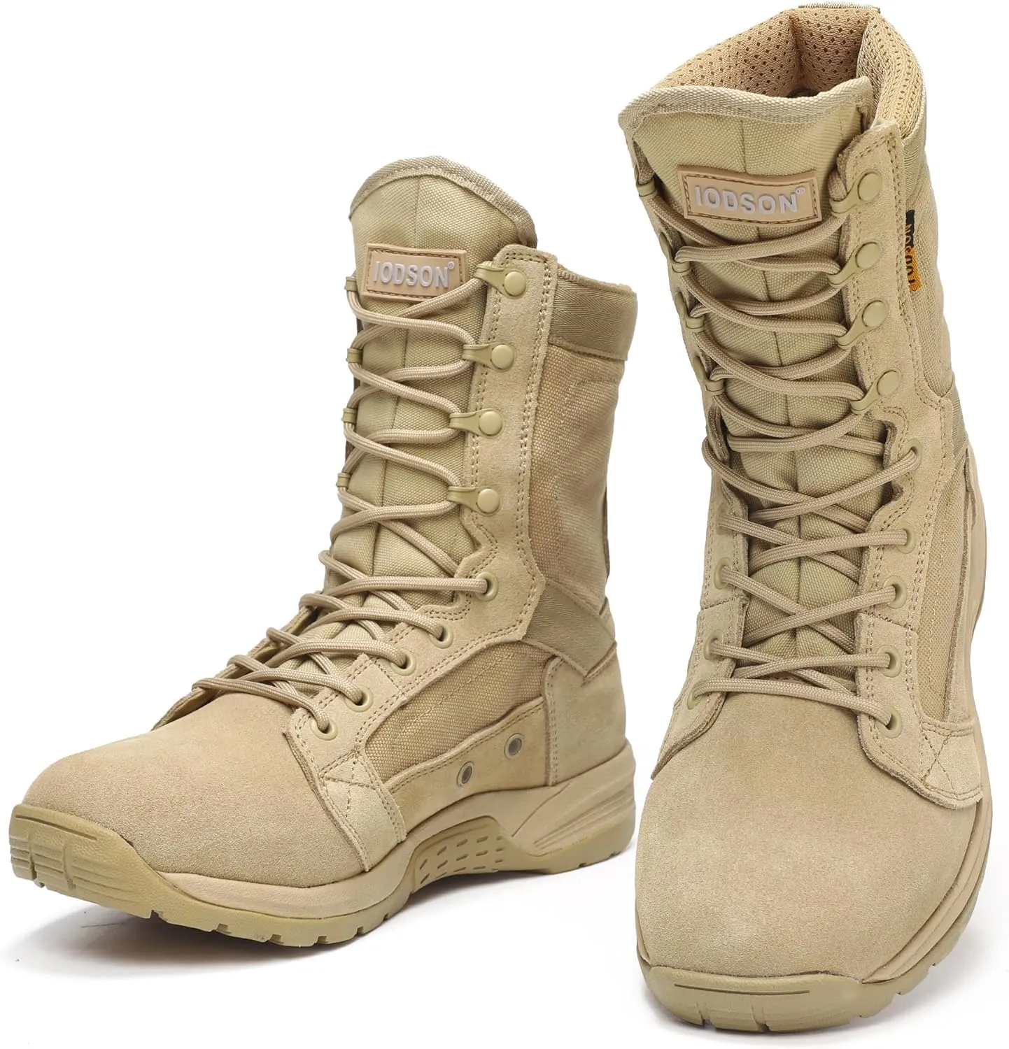 Men's 8'' Military Tactical Boot Lightweight Combat Work Boots