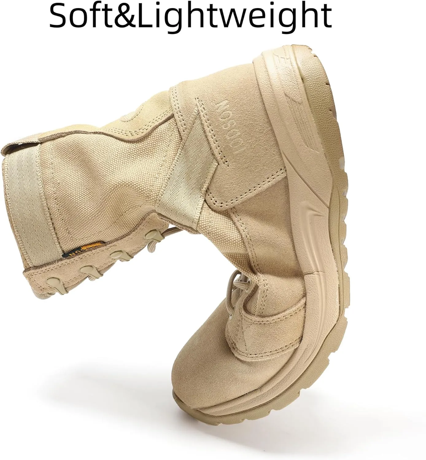Men's 8'' Military Tactical Boot Lightweight Combat Work Boots