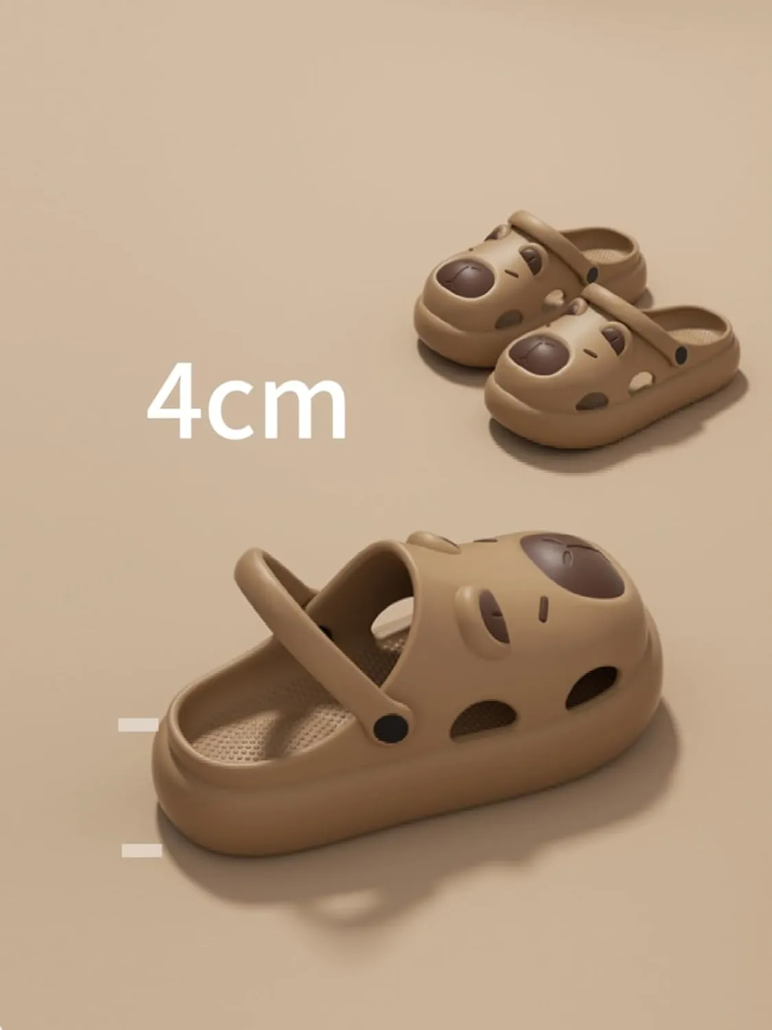 Men's and Women's Arch Support Clogs Garden Shoes Unisex Slip Resistant Clogs Cute Slippers Capybara Slippers for Kids