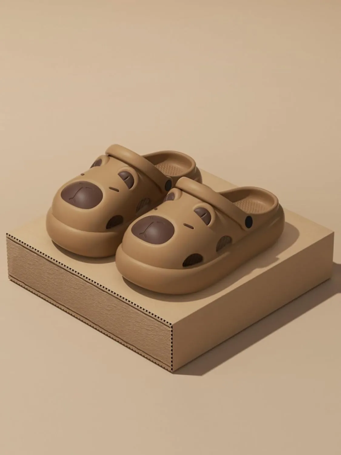 Men's and Women's Arch Support Clogs Garden Shoes Unisex Slip Resistant Clogs Cute Slippers Capybara Slippers for Kids