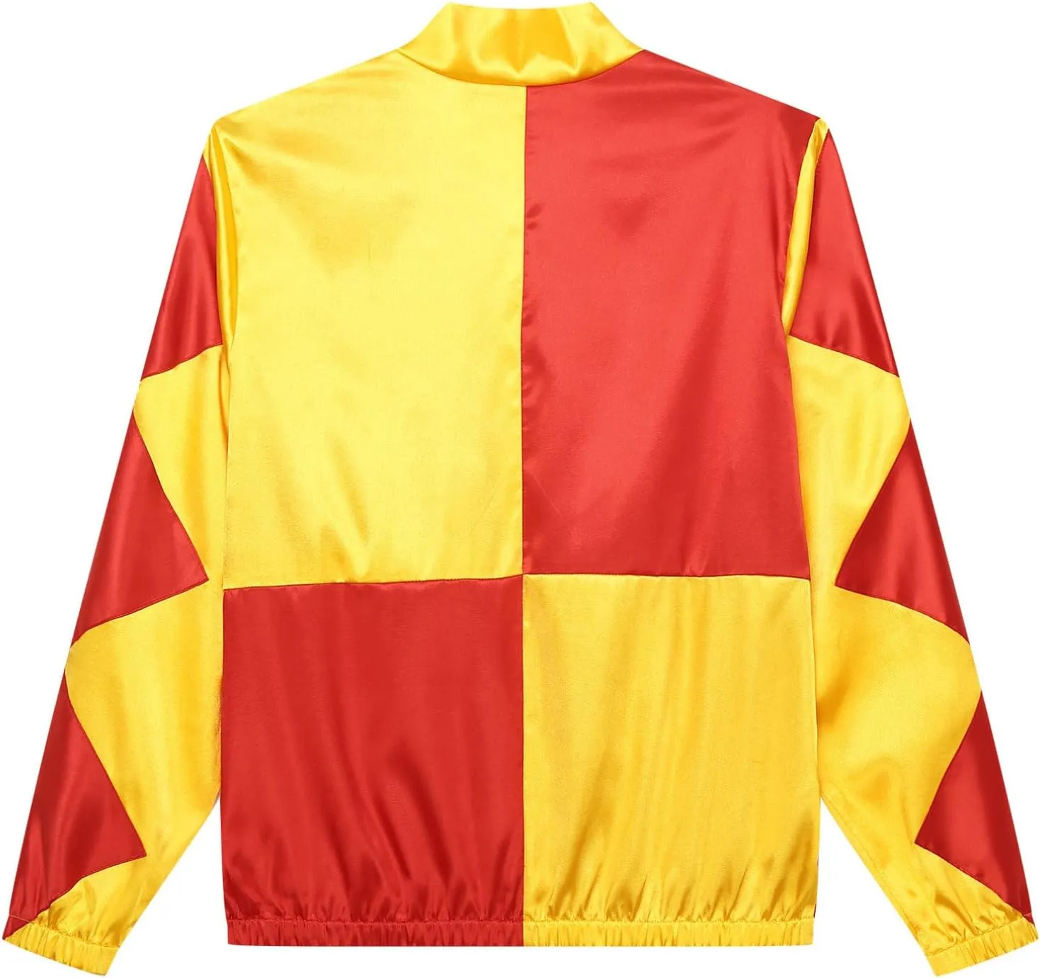 Mens Horse Trainer Costume Halloween Equestrian Fancy Dress Outfit Front Zipper Long Sleeve Top