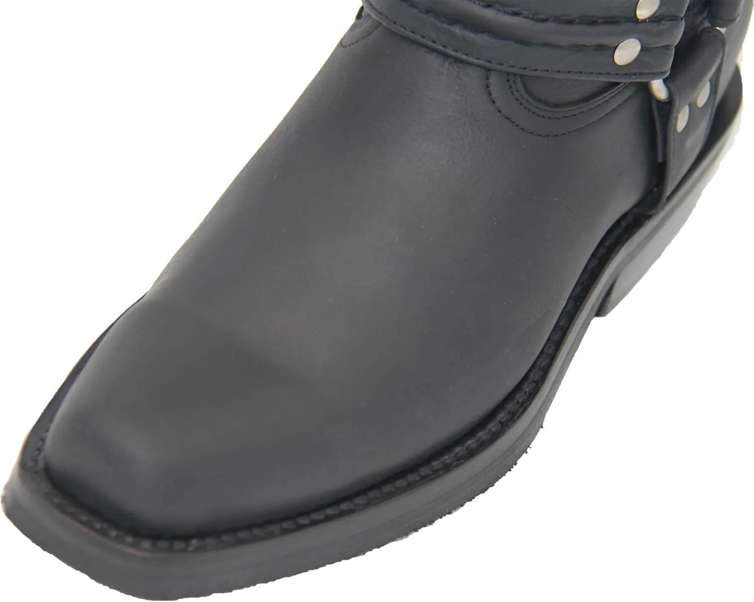 Men's Leather Harness Western Biker Boot
