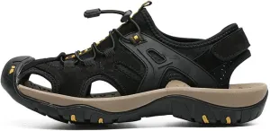 Men's Sandal Toe Outdoor Walking Treking Casual Shoes Hiking Slippers Beach Wading Shoes(44)