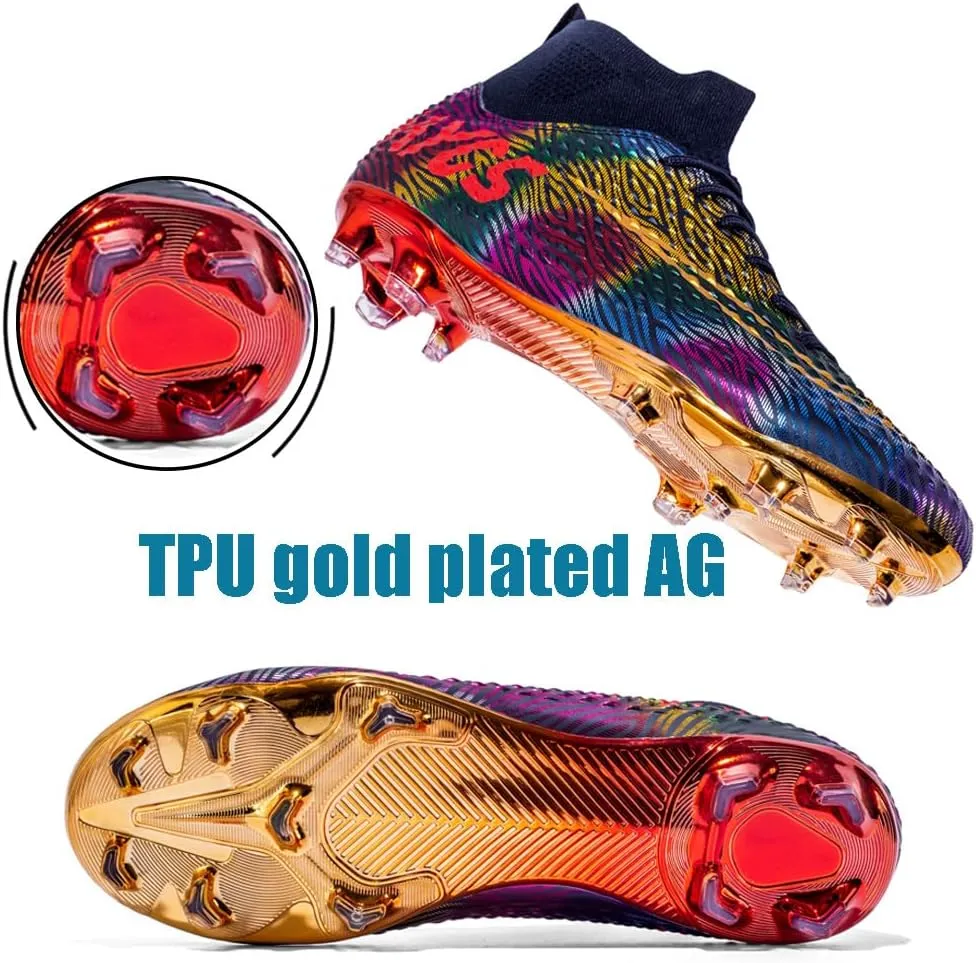 Men’s Soccer Boots Football Shoes Cleats Spike Shoes Sneaker Comfortable Adults Athletic Outdoor/Indoor/Competition/Training
