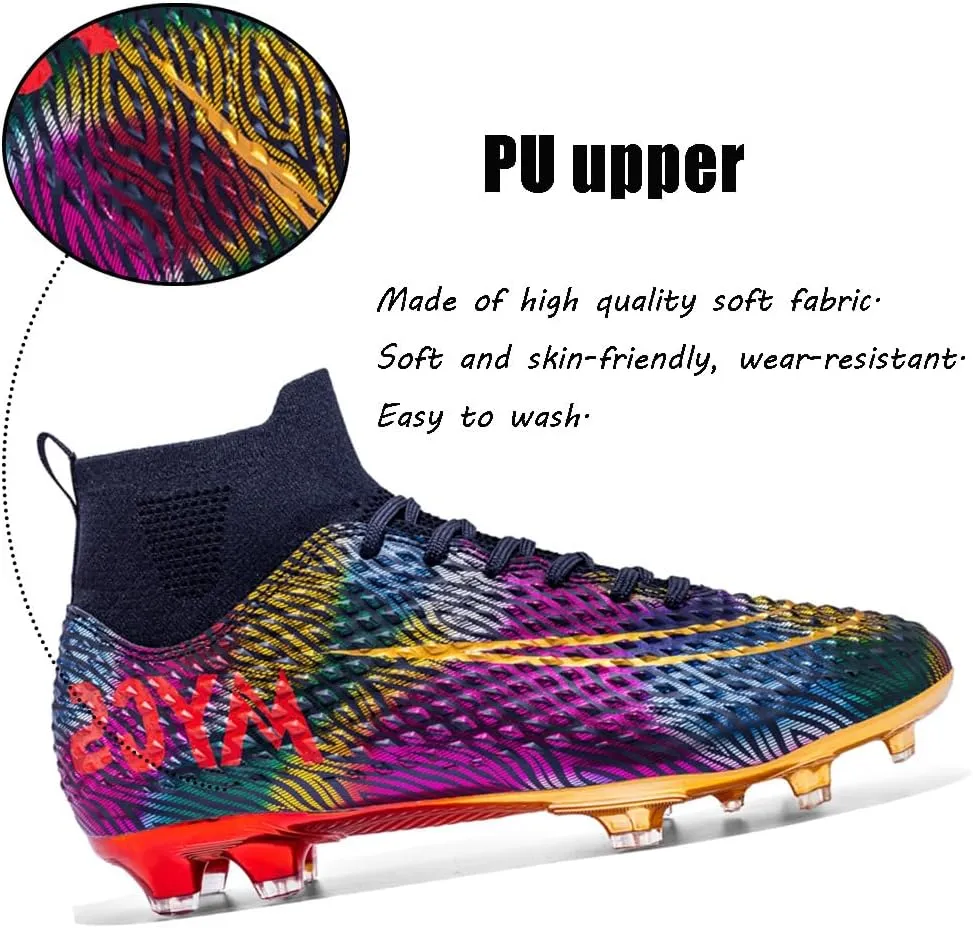 Men’s Soccer Boots Football Shoes Cleats Spike Shoes Sneaker Comfortable Adults Athletic Outdoor/Indoor/Competition/Training