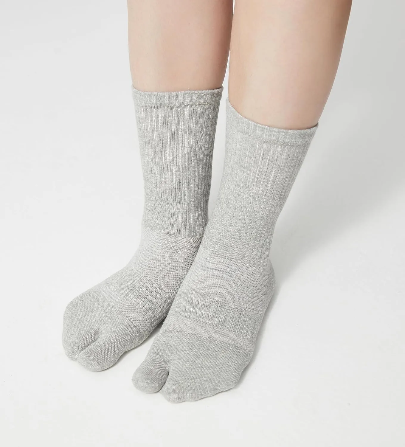 Men's Tabi Socks Flip Flop Split Toe Big Toe Cotton Athletic 4 Pack 6 Pack
