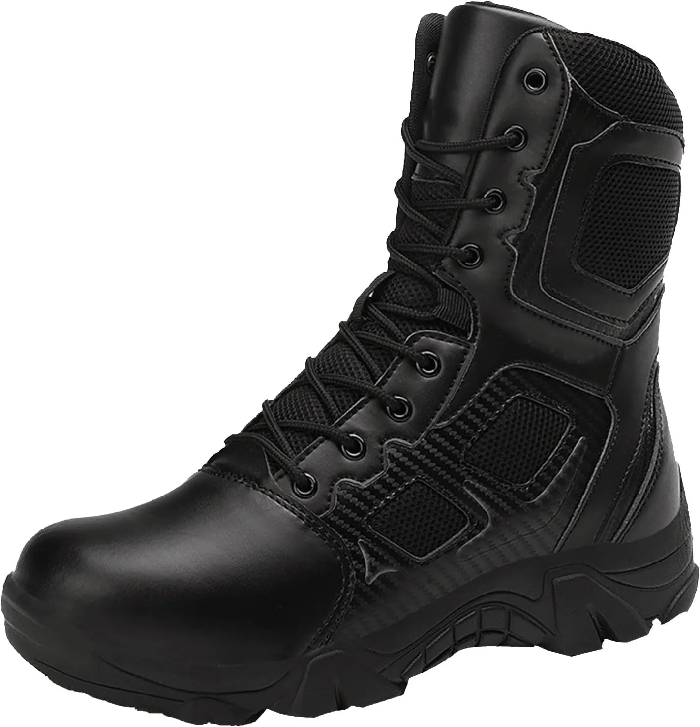 Men's Tactical Boots, Hiking Lightweight Non Slip Boot, Breathable Outdoors Desert Boots, Lace Up All Terrain Shoes