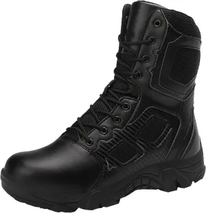 Men's Tactical Boots, Hiking Lightweight Non Slip Boot, Breathable Outdoors Desert Boots, Lace Up All Terrain Shoes