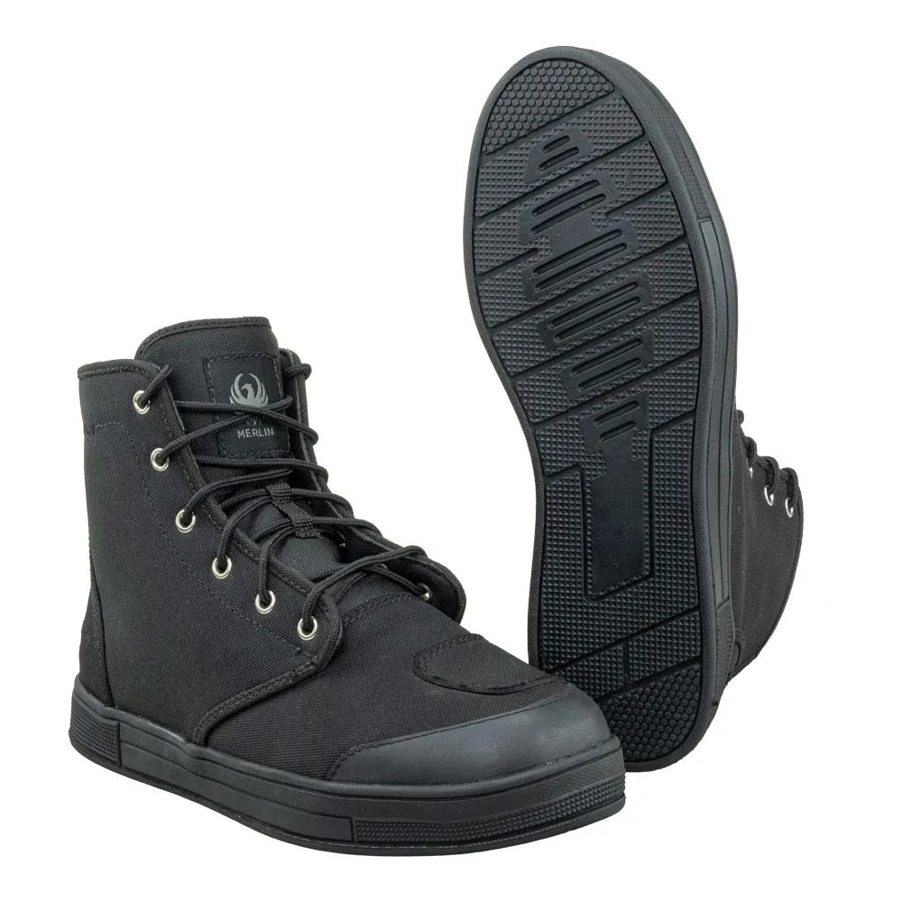 Merlin Knots D30 Canvas Boots Black