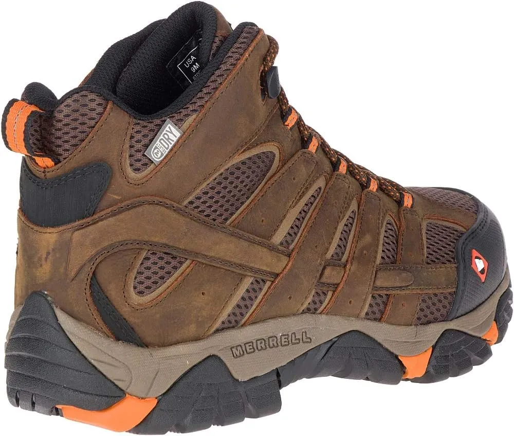 Merrell Men's Moab Vertex Mid Waterproof Sr Construction Boot