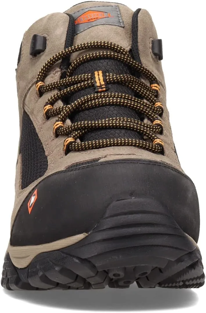 Merrell Work Men's Moab Onset Mid Waterproof Composite Toe Construction Boot
