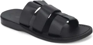 Micah - Leather Double Strap Sandal - Mens Sandals