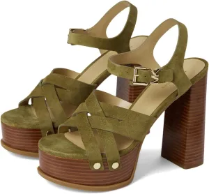 Michael Kors Women's Nora Platform Sandal Heeled