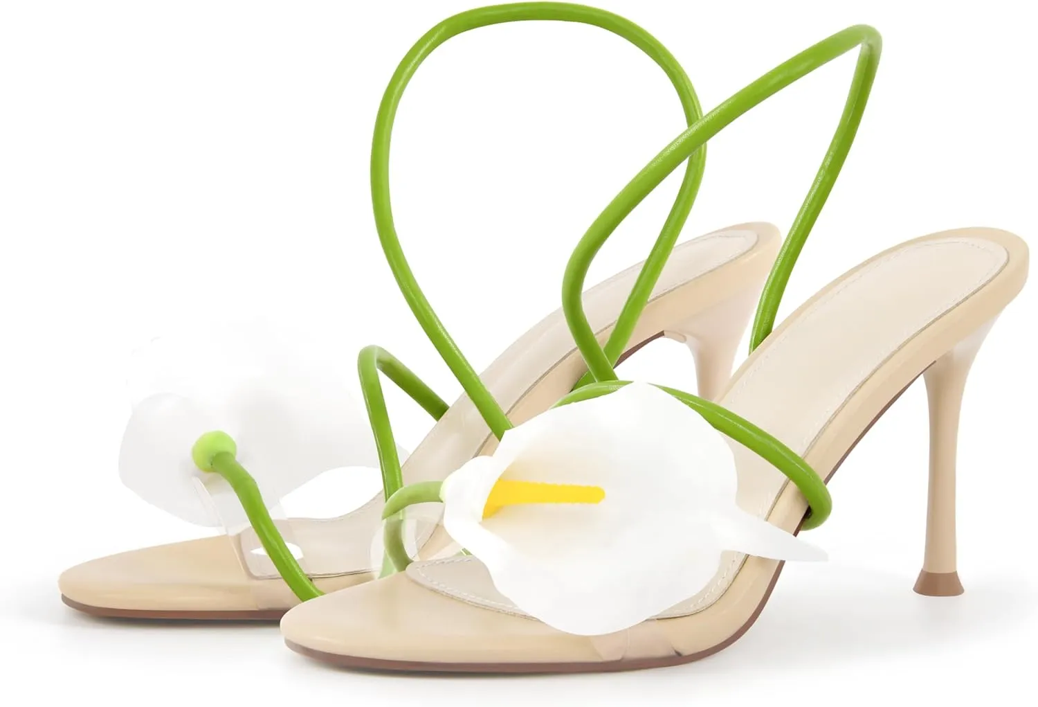 MissHeel Calla Lily Heels for Women Wedding Heels Dressy Shoes