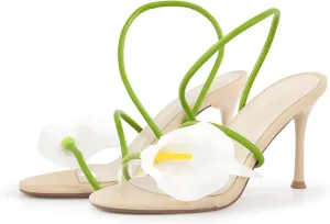 MissHeel Calla Lily Heels for Women Wedding Heels Dressy Shoes