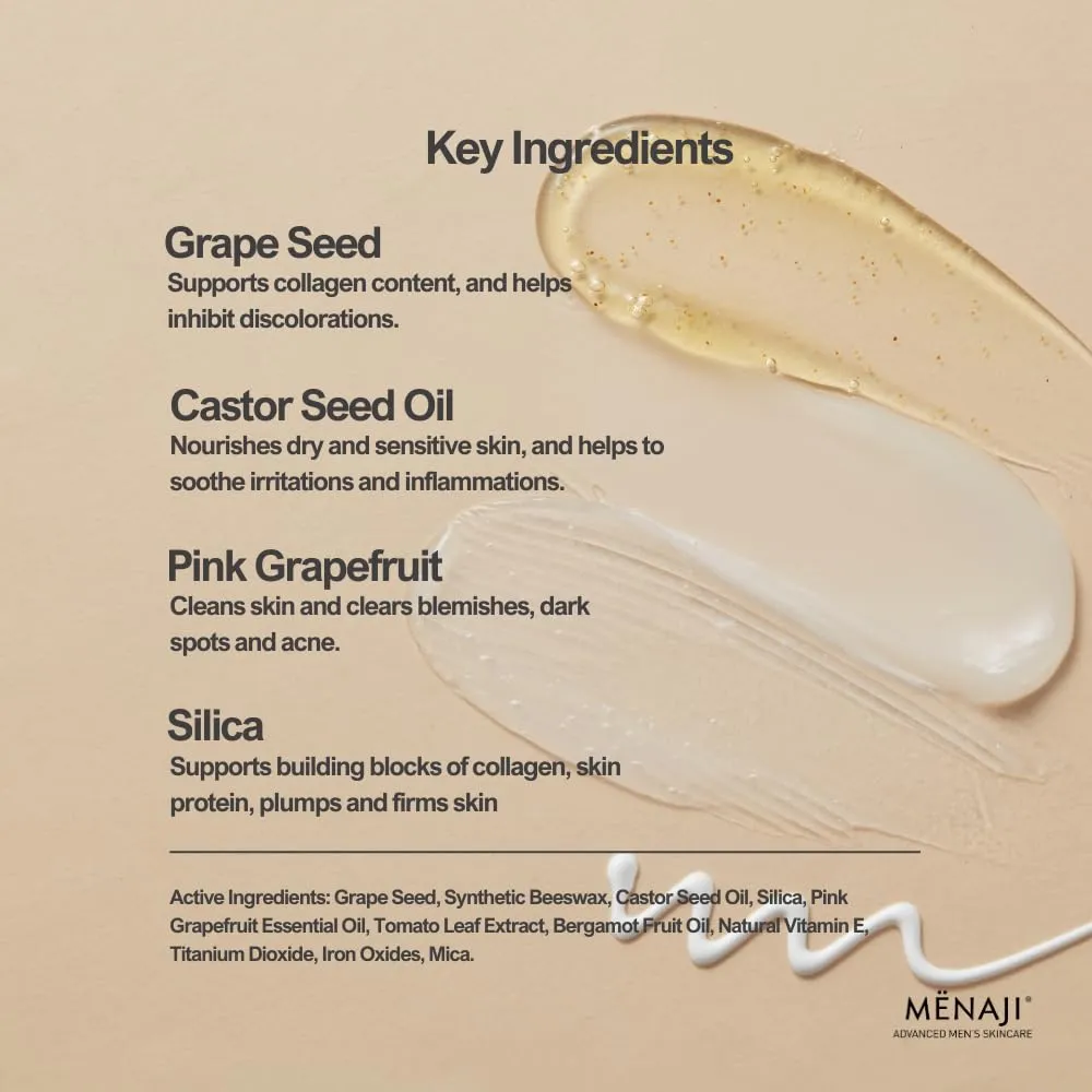 MËNAJI URBAN CAMOUFLAGE® Concealer Stick for Men - Skin Foundation Concealer for Dark Circles, Acne, Under Eye - Corrector - Mens Cosmetics - Light - 0.35oz