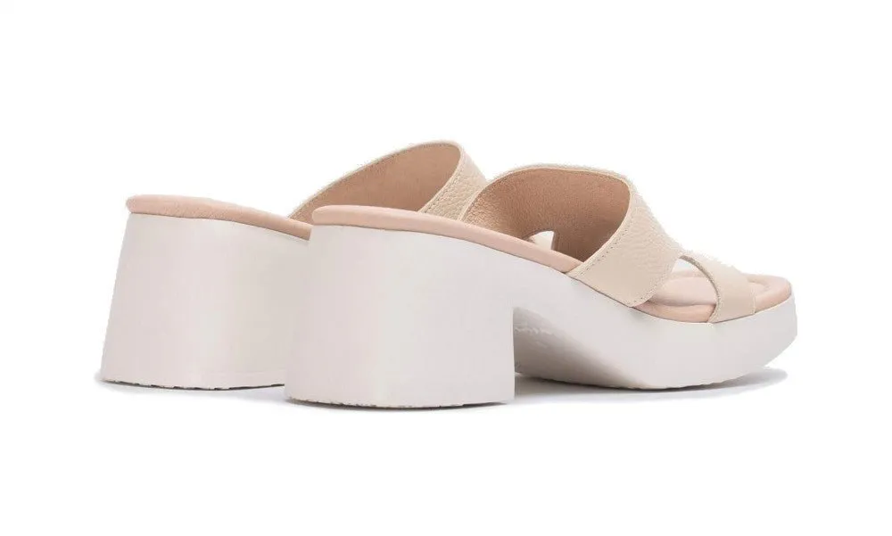 'Motel' women's sandal - Beige