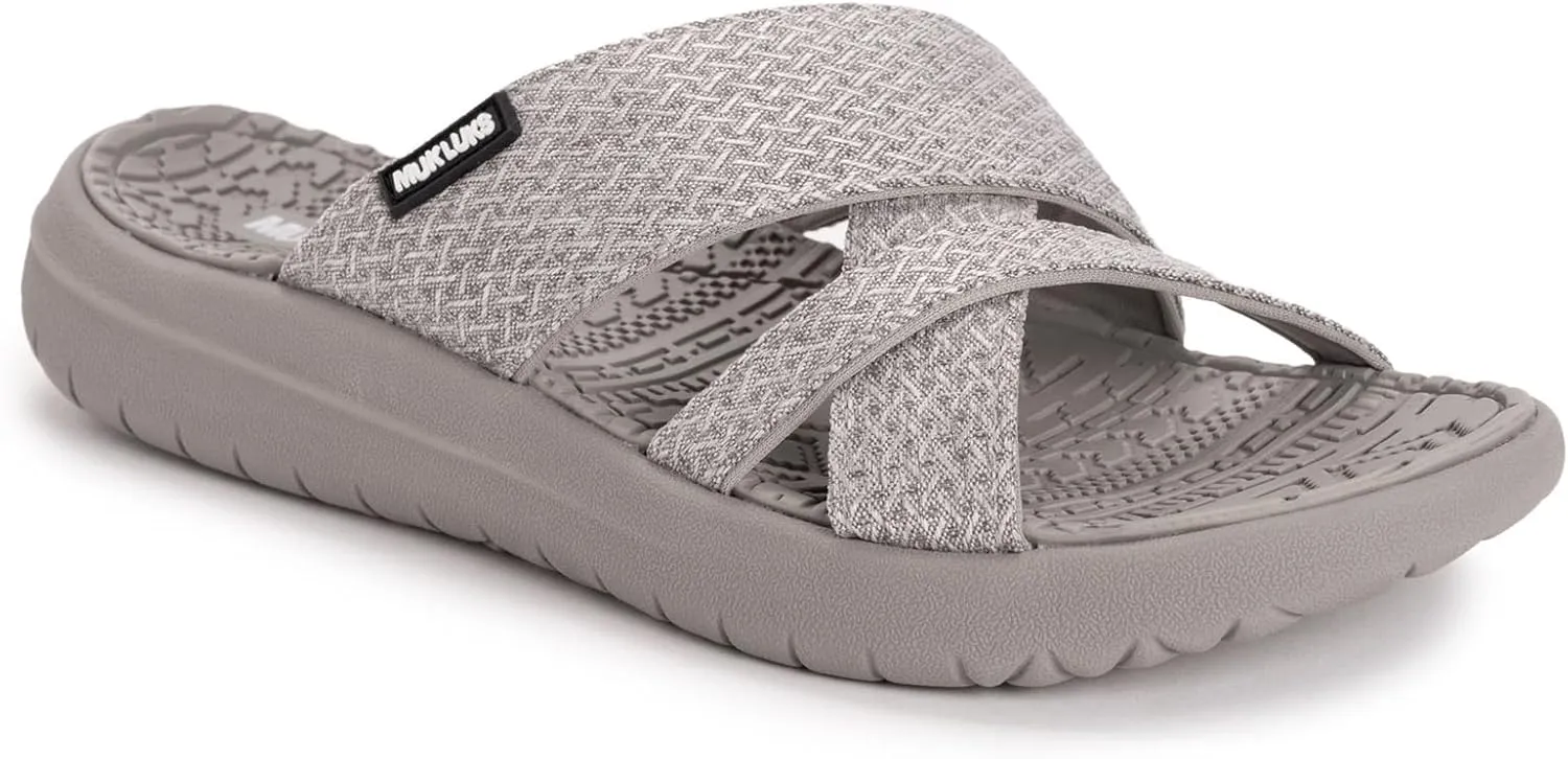 MUK LUKS Women's Sassy Cross-Over Sandal