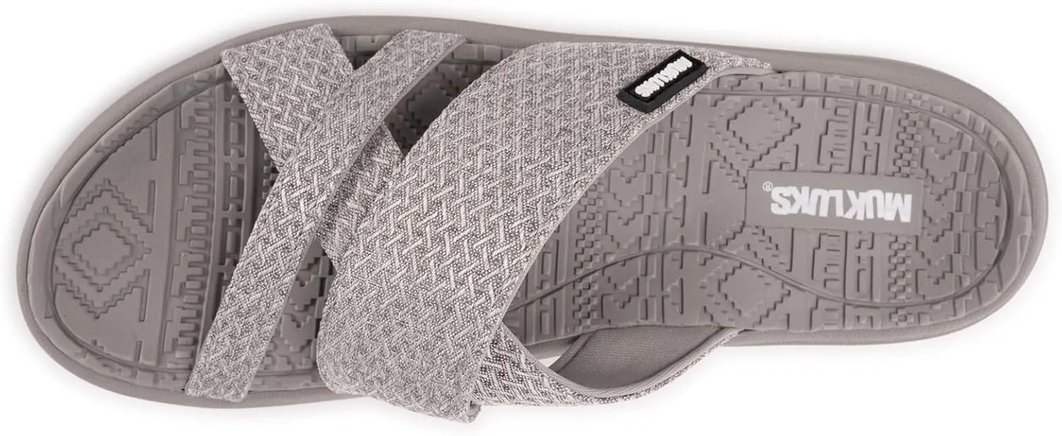 MUK LUKS Women's Sassy Cross-Over Sandal