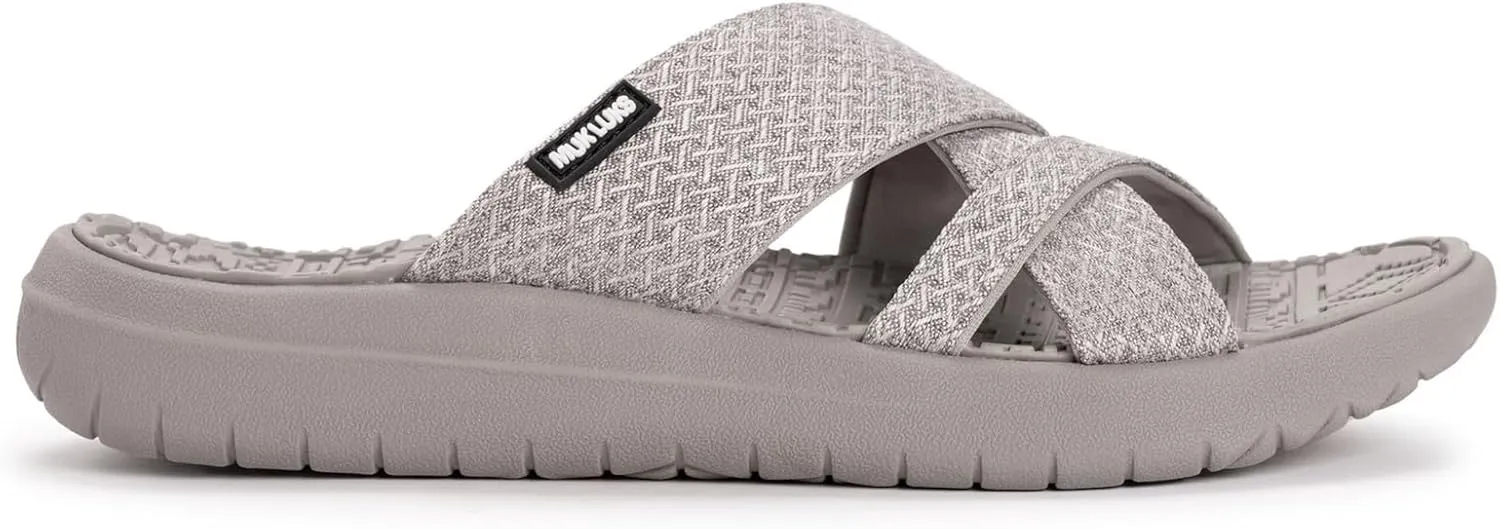 MUK LUKS Women's Sassy Cross-Over Sandal