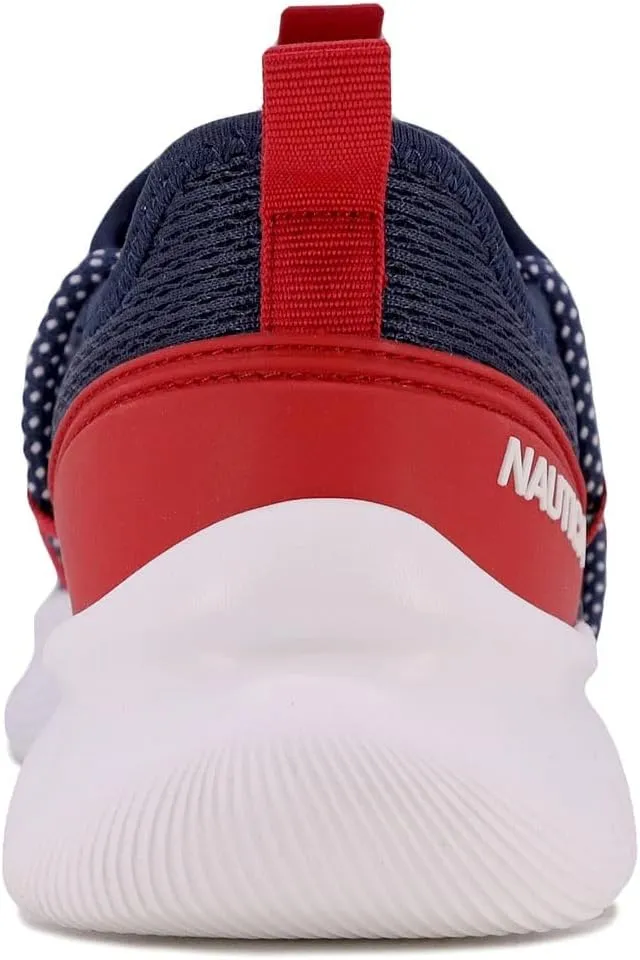 Nautica Women's Fashion Sneaker Lace-Up Jogger Running Shoe Casual Walking Tennis Sneaker