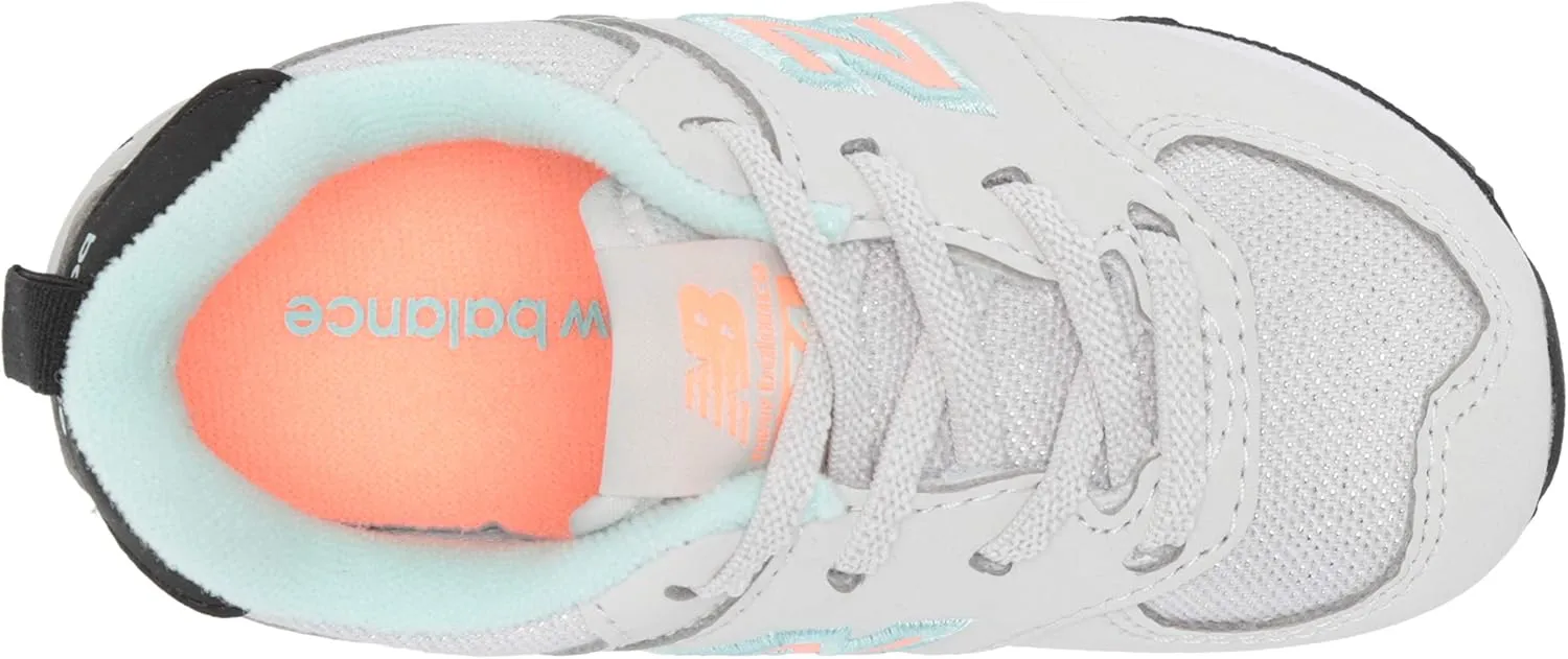 New Balance Kid's 574 V1 Flower Power Bungee Sneaker
