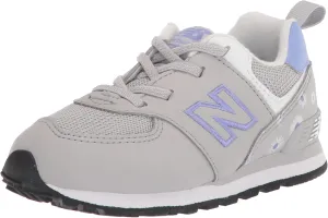 New Balance Kid's 574 V1 Flower Power Bungee Sneaker